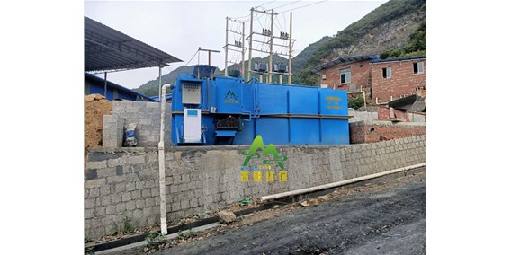 云南矿场污水处理设备安装调试完成
